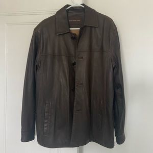 Marc New York Leather Jacket Size M